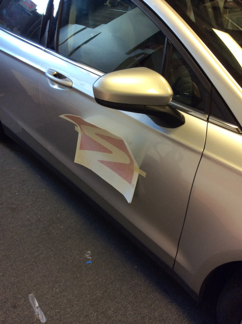 Car Graphics Installation