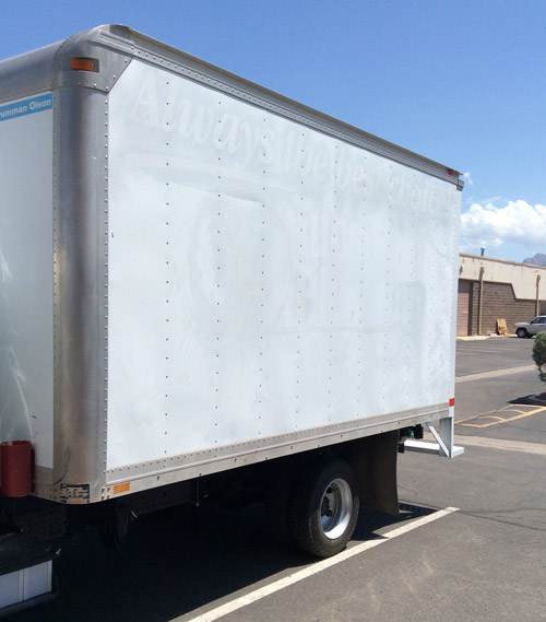 Box Truck Wrap Install Tucson Plumbing