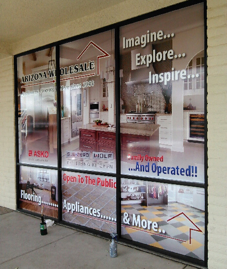 Window Graphics Install Arizona Wholesale Supply