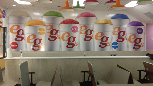 Eegee's Wall graphics install