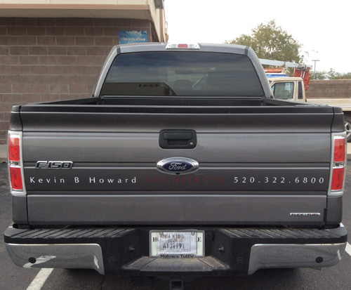 Truck vinyl decals Tucson KBHA