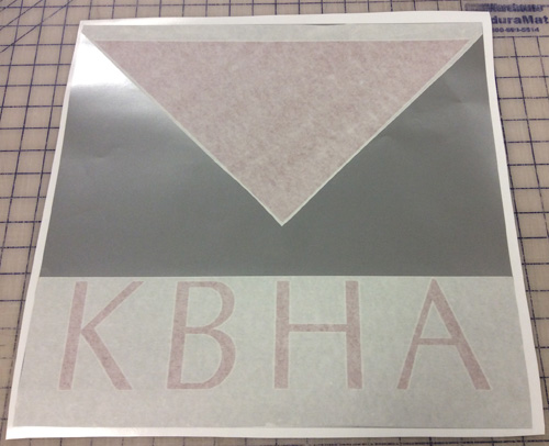 KBHA Truck vinyl decals