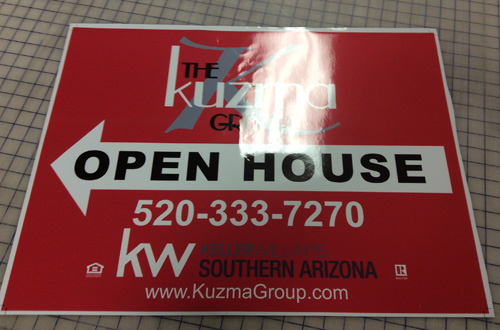 Open House Signs Tucson Real Estate Signage
