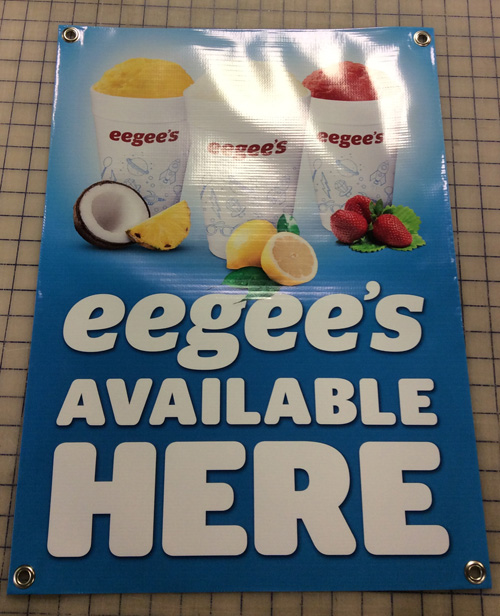 Banners for Eegee's