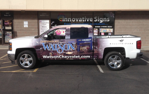 Fast Vehicle Wraps and Fast Signs in Tucson 