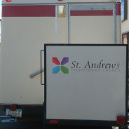 Shower Trailer Graphics Tucson