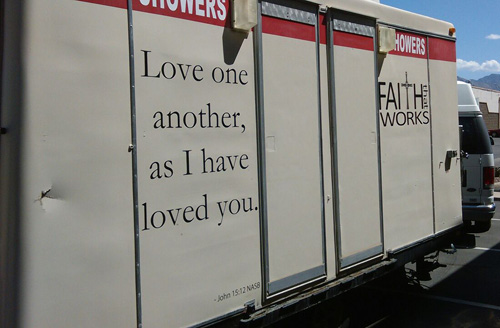 Shower Trailer Graphics Tucson