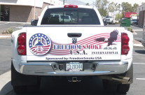 Freedom Smoke Truck Wrap Tucson