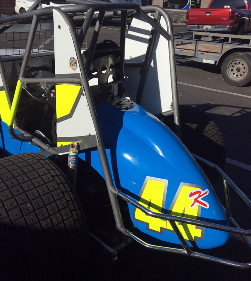 Sprint Car Vinyl Install