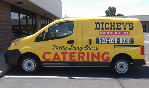 Dickeys BBQ Wrap Vehicle Wraps Tucson