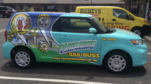 NW Exterminating Vehicle Wraps Tucson