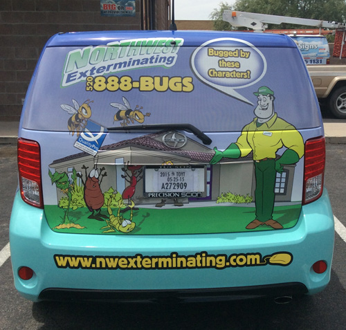 NW Exterminating Vehicle Wraps Tucson