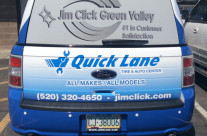 Jim Click Ford Flex Vehicle Wrap Tucson