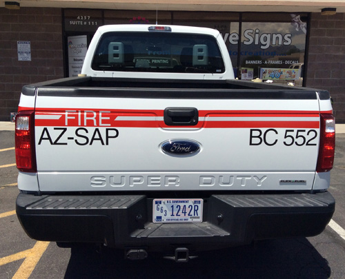 USDA truck graphics vinyl and vehicle wraps Tucson