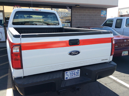 Truck vinyl progress