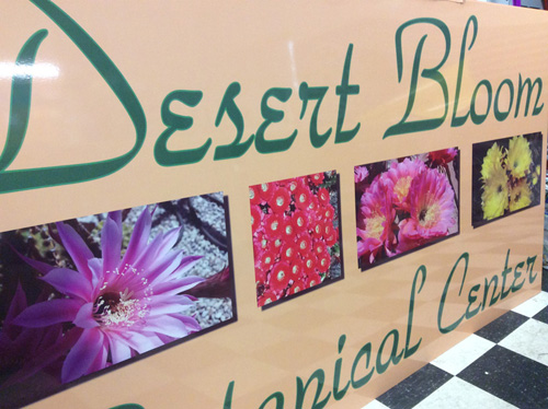 Desert Bloom Printed Sign