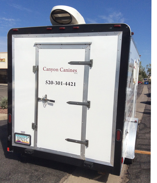 Canyon Canines Trailer Tucson Trailer Graphics