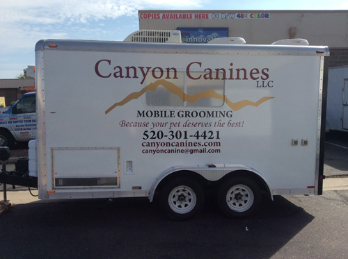 Canyon Canines Trailer Tucson Trailer Graphics