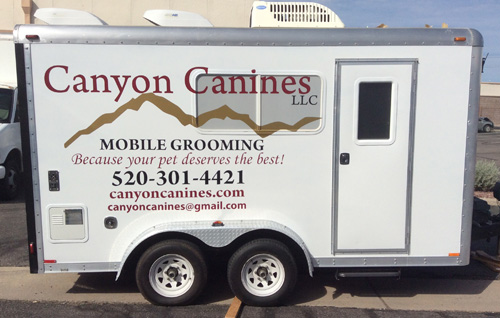 Canyon Canines Trailer Tucson Trailer Graphics