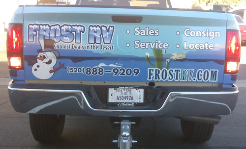 Frost RV Vehicle Wraps Arizona