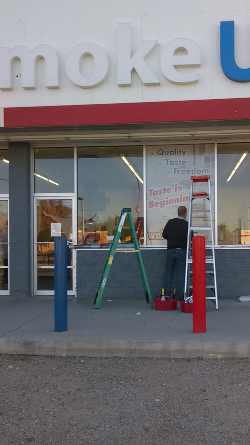 Window vinyl installations Tucson