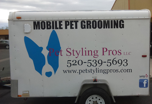 Pet Styling Pros Trailer Vinyl Install