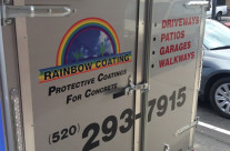 rainbow coatings trailer wrap Tucson