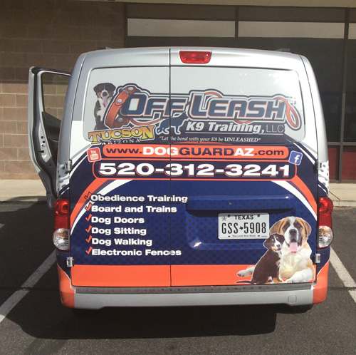 Off Leash Van Wrap Tucson