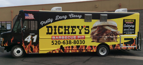 Dickey's BBQ Food Truck Wrap Tucson