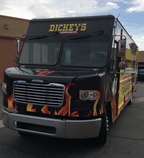 Dickey's BBQ Food Truck Wrap Tucson