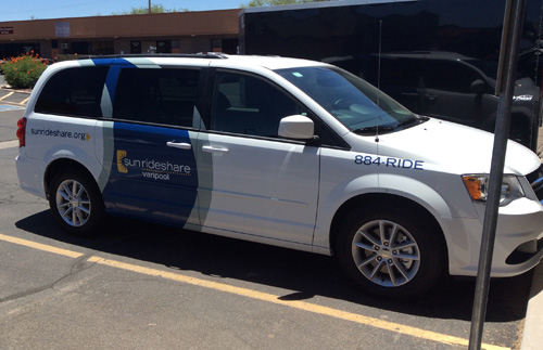 Sun Rideshare Tucson Vehicle Wraps and Graphics