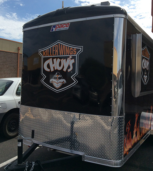 Chuy's Food Trailer Wrap