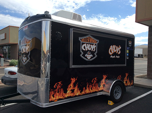 Chuy's Food Trailer Wrap