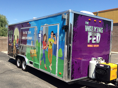 Walking Fed Trailer Wrap Tucson