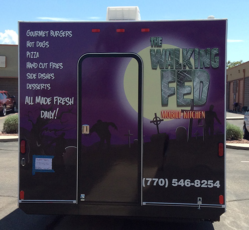 Walking Fed Trailer Wrap Tucson