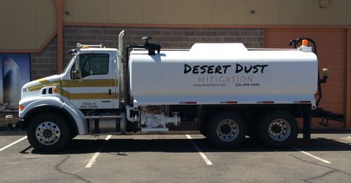 Water Truck Vinyl Install Tucson