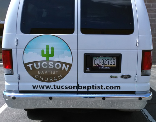 Tucson Baptist Decals Install Tucson