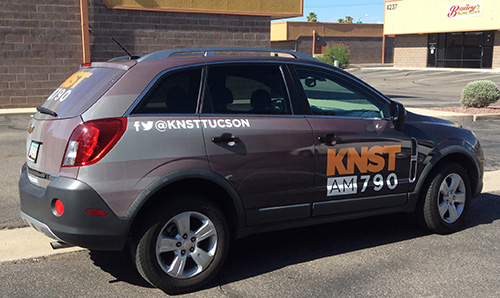 KNST Radio Station Car Wrap Tucson