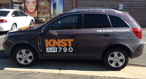 KNST Radio Station Car Wrap Tucson