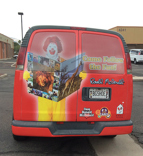 McDonald's Van Wrap Tucson Vehicle Wraps