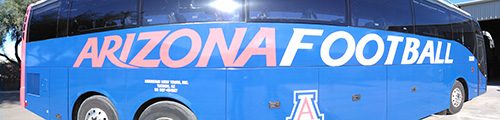 UofA Bus Wrap Vehicle Wraps Tucson
