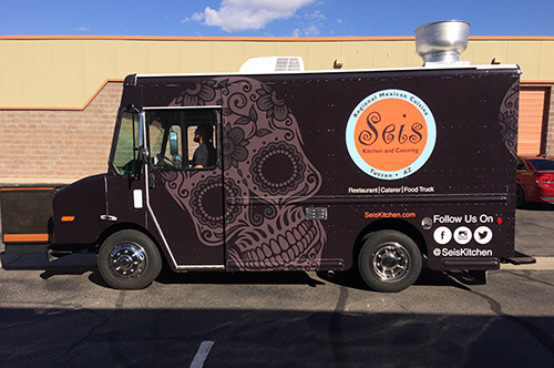 Seis Food Truck Wrap Tucson