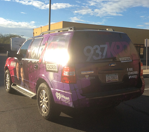 KRQ wrap Tucson vehicle wraps