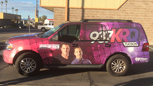 KRQ wrap Tucson vehicle wraps