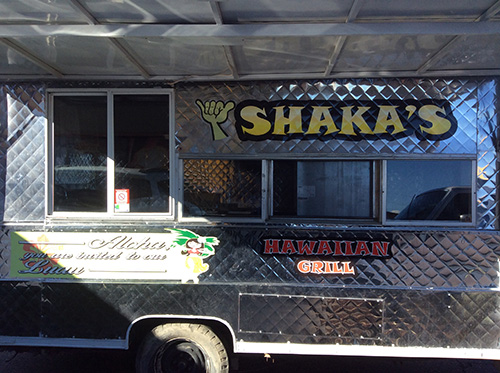  Shaka's food trailer Tucson vehicle wraps