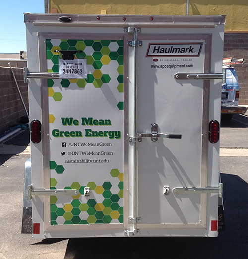 Green energy trailer wraps Tucson