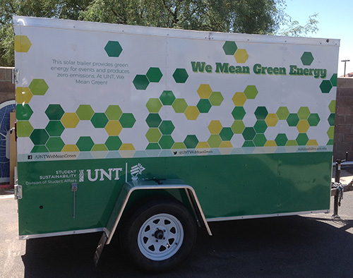 Green energy trailer wraps Tucson