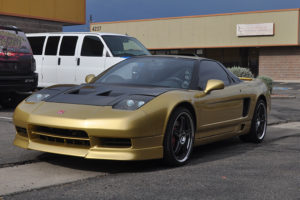 Color change vehicle wrap Honda NSX