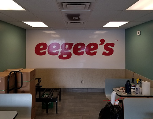 Eegee's wall wrap Tucson graphics