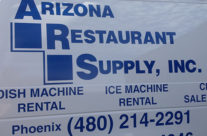 Arizona Restaurant Supply Van